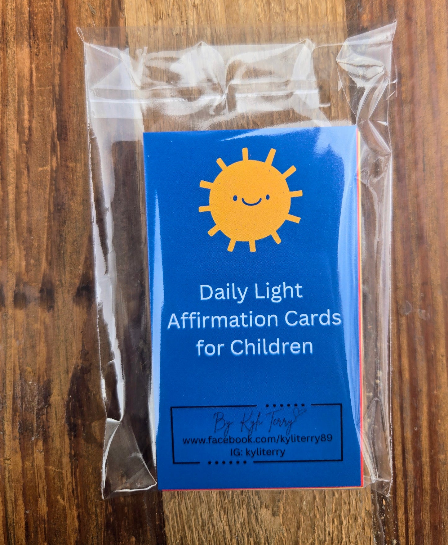 Daily Light Affirmation Cards for Children